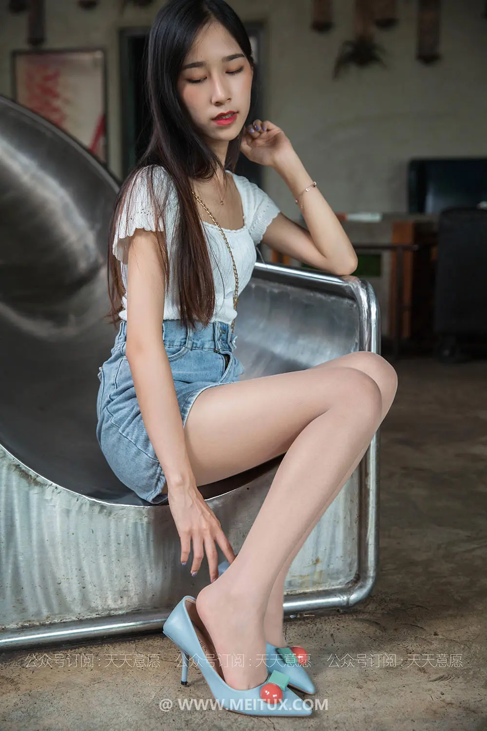 [IESS异思趣向] 2021.04.29 丝享家792：《玩滑滑梯》美子 [91P-127MB]
