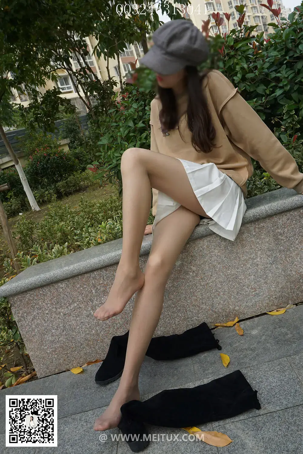大生模拍 No.094 过膝靴灰丝 [77P1V-568MB]
